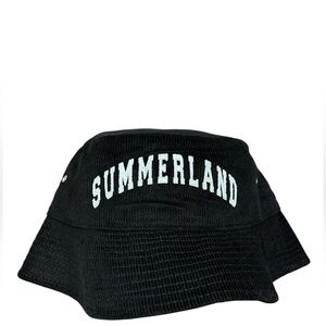 Nahmias Summerland Black Bucket Hat with White Embroidery
One size fit most NWOT
